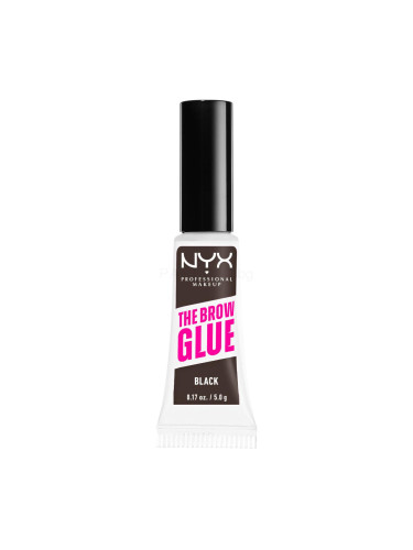 NYX Professional Makeup The Brow Glue Instant Brow Styler Гел и помада за вежди за жени 5 гр Нюанс 05 Black