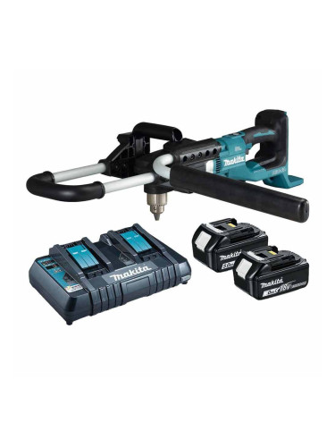 Свредел акумулаторен Makita DDG460T2X7, 18+18V, LXT, 2x5Ah, 200 мм