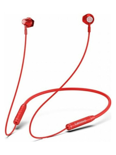 Безжични слушалки - Lenovo HE06-Red