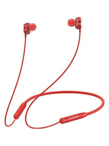 Безжични слушалки - Lenovo HE08-Red