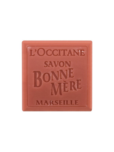 L'Occitane Bonne Mère Soap Rhubarb & Basil Твърд сапун за жени 100 гр