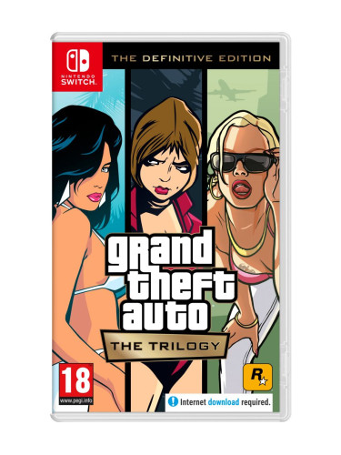 Игра Grand Theft Auto: The Trilogy - Definitive Edition за Nintendo Switch