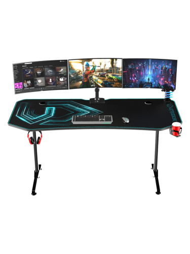  Гейминг бюро Ultradesk - Frag XXL, синьо