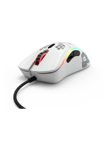  Гейминг мишка Glorious - Model D- small, оптична, Matte white