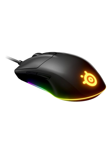  Гейминг мишка SteelSeries - Rival 3, оптична, черна