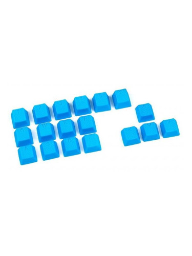  Капачки за механична клавиатура Ducky - Blue, 31-Keycap, сини