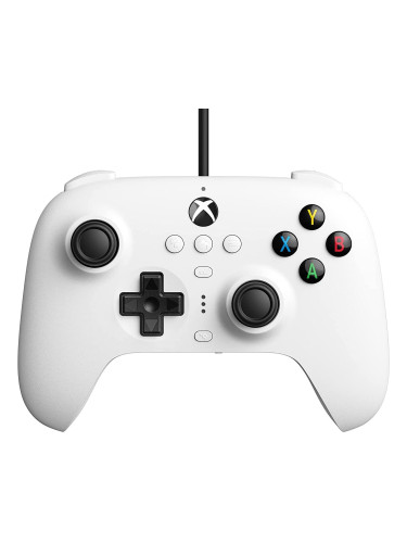  Контролер 8BitDo - Ultimate Wired Controller, за Xbox/PC, бял