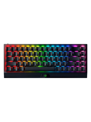  Механична клавиатура Razer - BlackWidow V3 Mini, безжична, Yellow, RGB, Phantom Pudding, черна