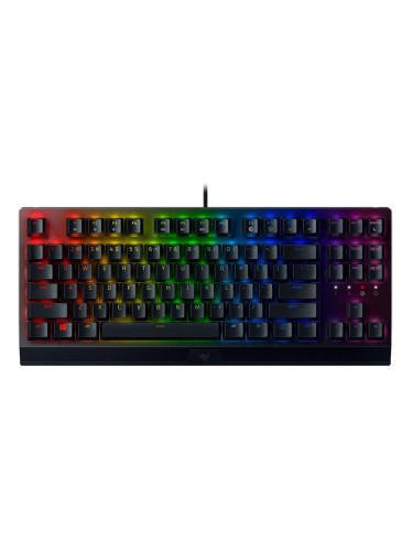  Механична клавиатура Razer - BlackWidow V3 Tenkeyless, Yellow, RGB, черна