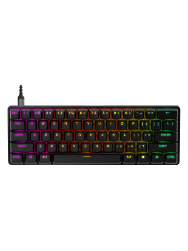  Механична клавиатура Steelseries - Apex Pro Mini US, OmniPoint, RGB, черна