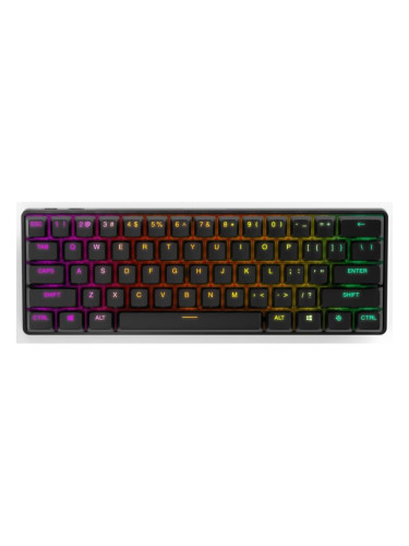  Механична клавиатура SteelSeries - Apex Pro Mini WL US, OmniPoint, RGB, черна