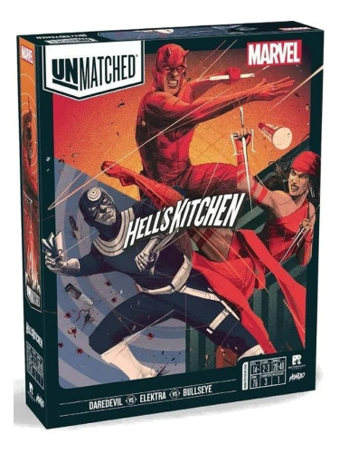  Настолна игра Unmatched: Marvel - Hell's Kitchen