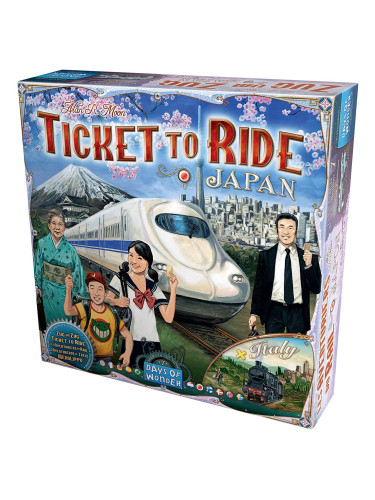  Разширение за настолна игра Ticket to Ride - Japan & Italy