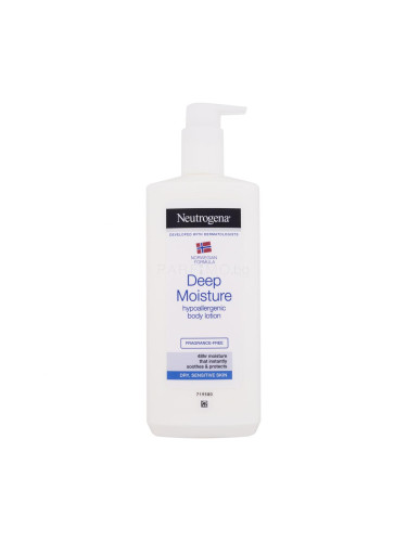 Neutrogena Norwegian Formula Deep Moisture Dry, Sensitive Skin Лосион за тяло 400 ml