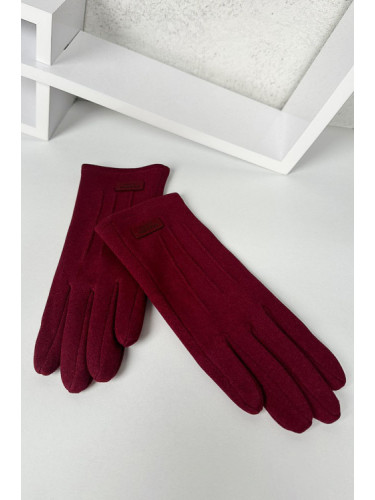 Дамски ръкавици с три ръбчета