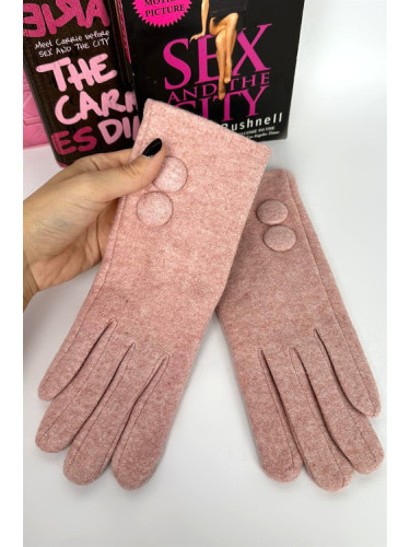 Дамски ръкавици с копчета