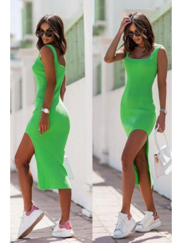 Дамска рокля с къс ръкав