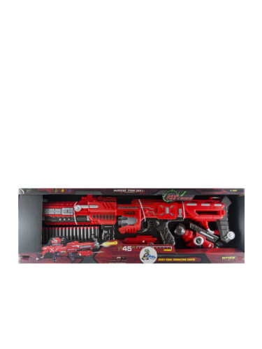 Детска играчка - пушка с меки стрелички за момчета над 8 години