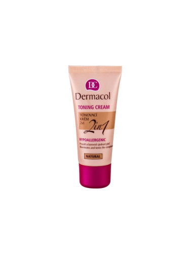 Dermacol Toning Cream 2in1 BB крем за жени 30 ml Нюанс Natural