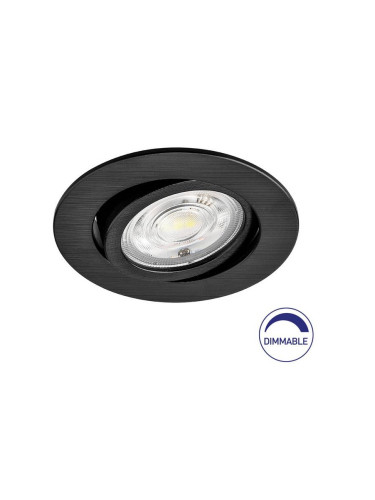 LED луна, за вграждане, 7W, кръг, 230VAC, 630lm, 3в1 цвята, ф70, BD02-60781, мини, димируема