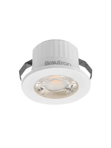LED луна, за вграждане, 3W, кръг, 230VAC, 210lm, 3000K, топло бялa, ф44mm, BH06-00200, мини