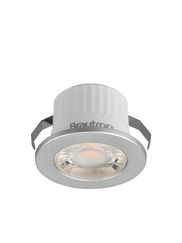 LED луна, за вграждане, 3W, кръг, 230VAC, 210lm, 3000K, топло бялa, ф44mm, BH06-00203, мини