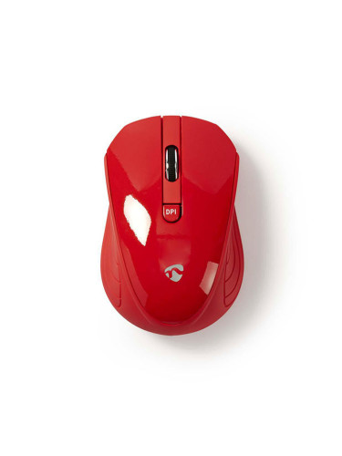 Безжична оптична мишка Nedis MSWS400-червено