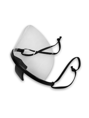 Защитна маска за лице OEM прозрачна за многократна употреба-Черен
