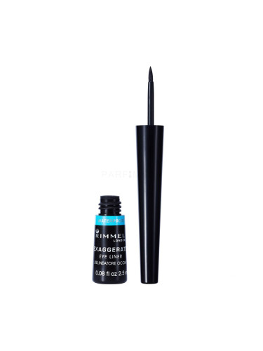 Rimmel London Exaggerate Waterproof Очна линия за жени 2,5 ml Нюанс 003 Black