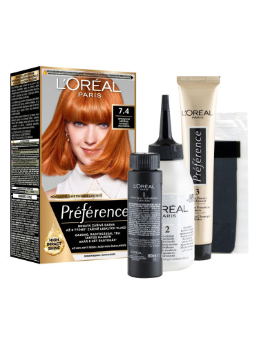 L'Oréal Paris Préférence Боя за коса за жени 60 ml Нюанс 74 Dublin