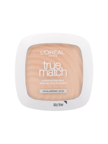 L'Oréal Paris True Match Пудра за жени 9 g Нюанс 3.D/3.W Dore Warm