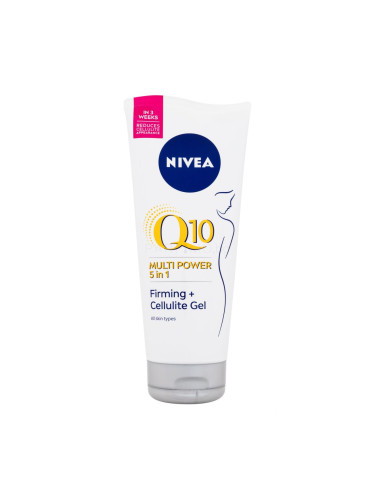Nivea Q10 Multi Power 5 in 1 Firming + Cellulite Gel Целулит и стрии за жени 200 ml