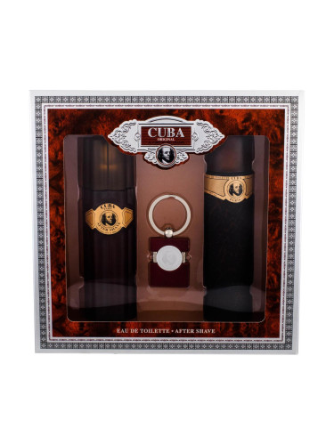 Cuba Gold Подаръчен комплект EDT 100 ml + афтършейв 100 ml + ключодържател