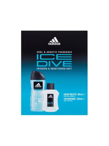 Adidas Ice Dive Подаръчен комплект EDT 100 ml + душ гел 250 ml