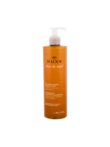 NUXE Rêve de Miel Face And Body Ultra-Rich Cleansing Gel Душ гел за жени 400 ml