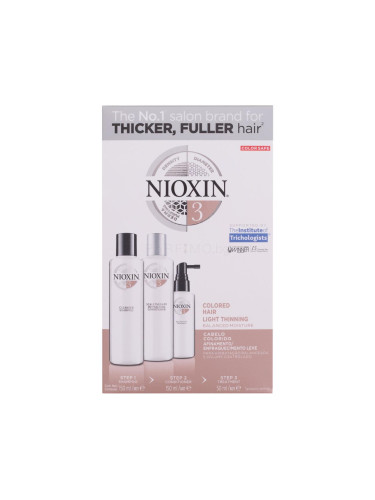 Nioxin System 3 Подаръчен комплект шампоан 150 ml + балсам 150 ml + грижа за косата 50 ml