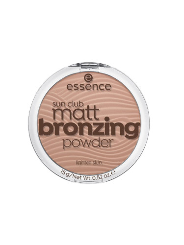 Essence Sun Club Matt Bronzing Powder Бронзант за жени 15 гр Нюанс 01 Natural