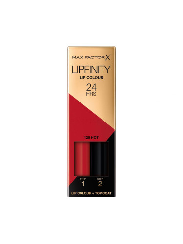 Max Factor Lipfinity 24HRS Lip Colour Червило за жени 4,2 g Нюанс 120 Hot