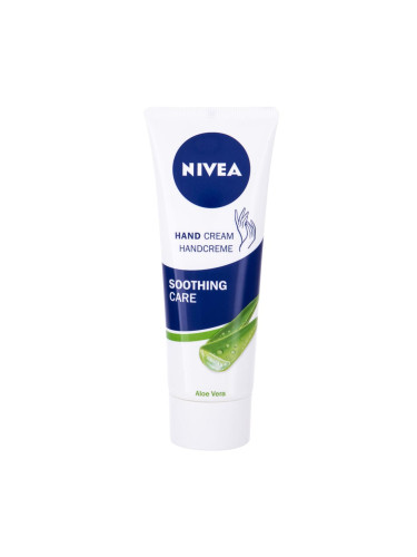 Nivea Hand Care Soothing Aloe Vera & Jojoba Oil Крем за ръце за жени 75 ml