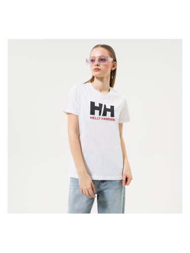 Helly Hansen Тениска W Hh Logo дамски Дрехи Тениски 34112001 Бял