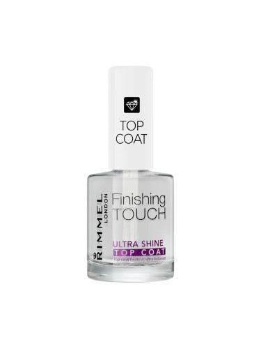 Rimmel London Finishing Touch Ultra Shine Top Coat Лак за нокти за жени 12 ml