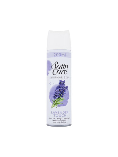 Gillette Satin Care Lavender Touch Гел за бръснене за жени 200 ml
