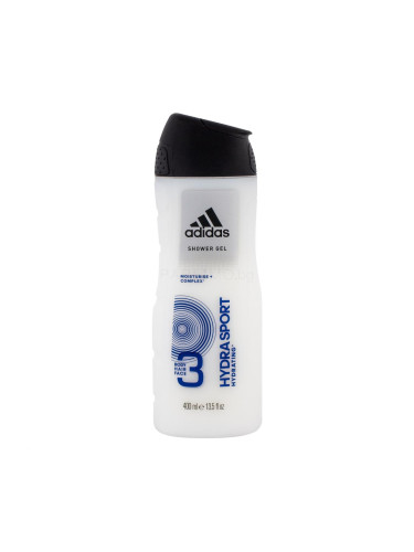 Adidas 3in1 Hydra Sport Душ гел за мъже 400 ml