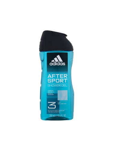 Adidas After Sport Shower Gel 3-In-1 Душ гел за мъже 250 ml