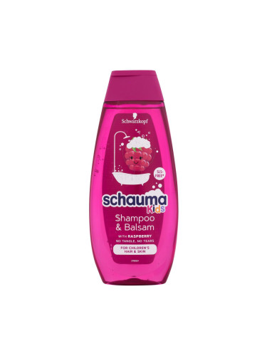 Schwarzkopf Schauma Kids Raspberry Shampoo & Balsam Шампоан за деца 400 ml