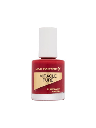 Max Factor Miracle Pure Лак за нокти за жени 12 ml Нюанс 305 Scarlet Poppy