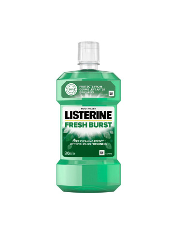 Listerine Fresh Burst Mouthwash Вода за уста 500 ml