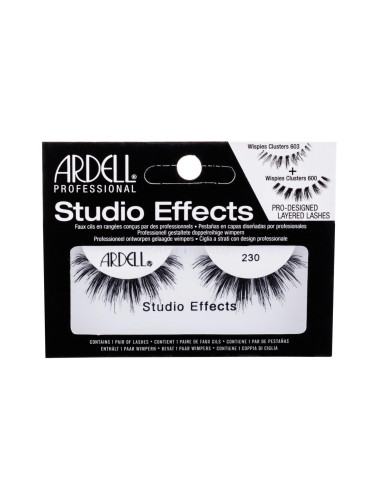Ardell Studio Effects 230 Wispies Изкуствени мигли за жени 1 бр Нюанс Black
