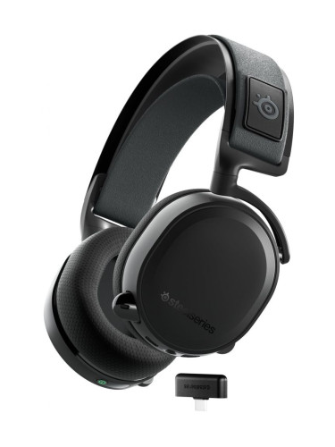  Гейминг слушалки SteelSeries - Arctis 7+, безжични, черни