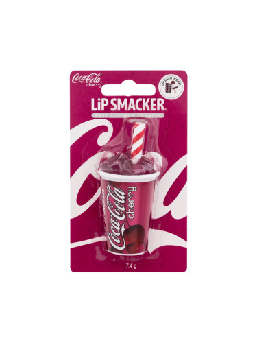 Lip Smacker Coca-Cola Cup Cherry Балсам за устни за деца 7,4 гр